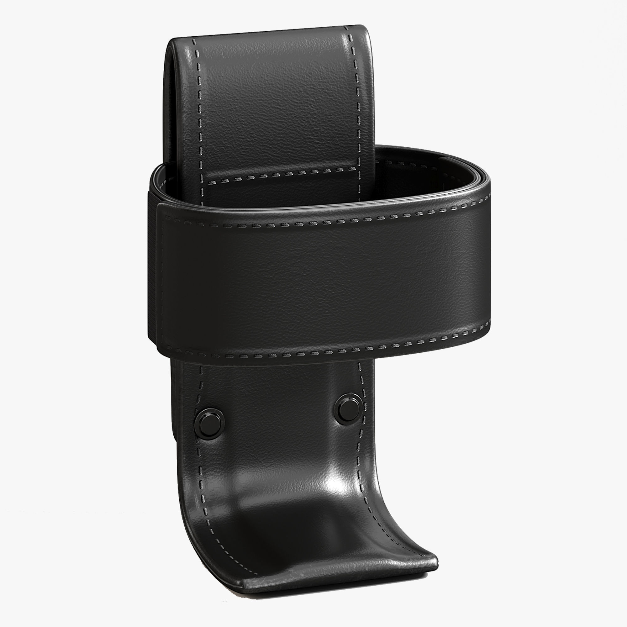 Galls Gear Leather Universal Radio Holder 3D asset