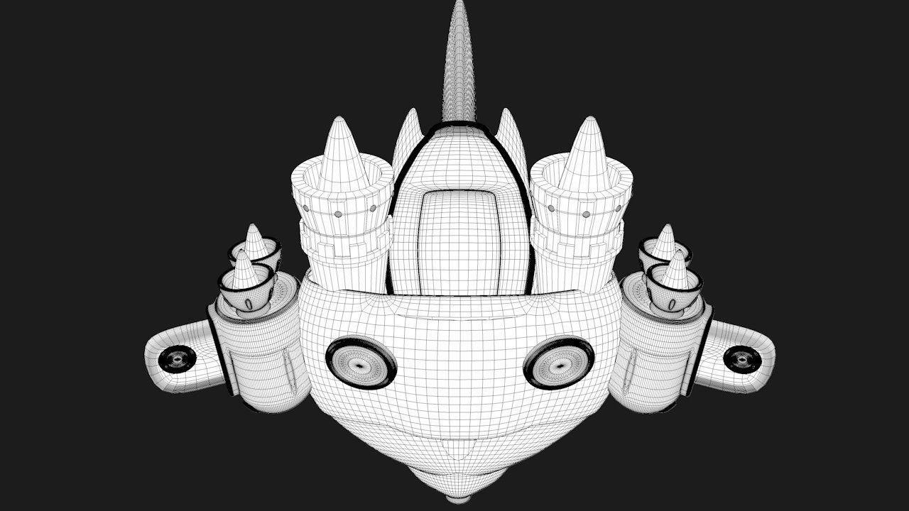 ship cartoon 3D model_15