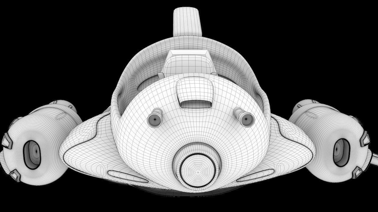 ship cartoon 3D model_4