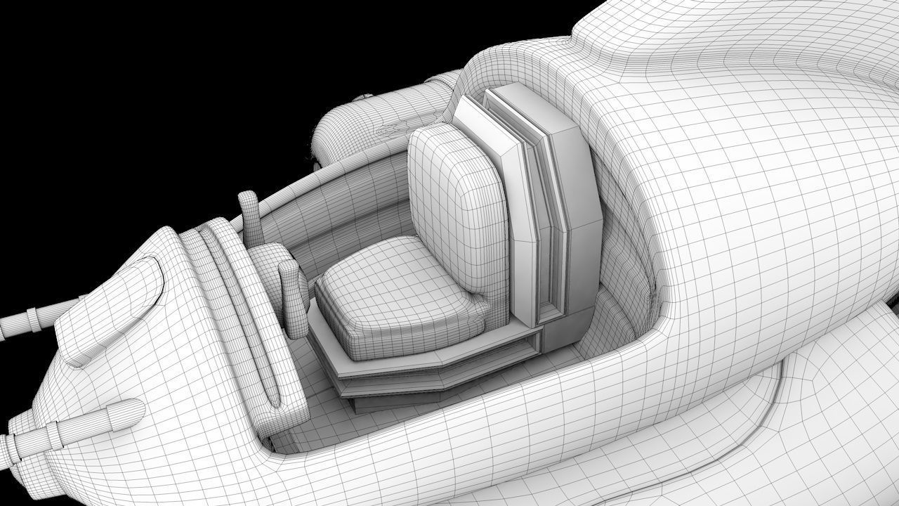 ship cartoon 3D model_13