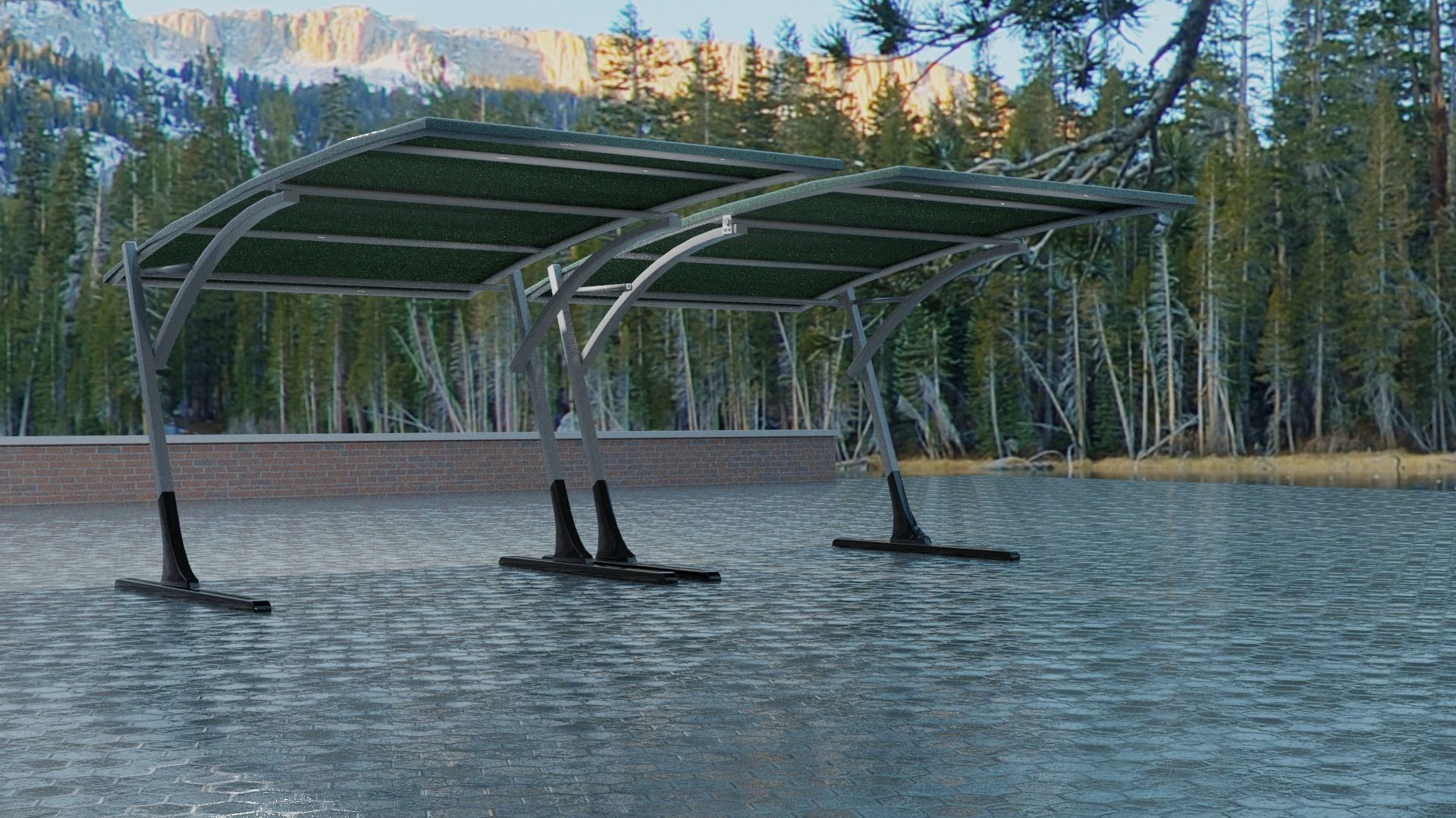 car shelter Free 3D model_5