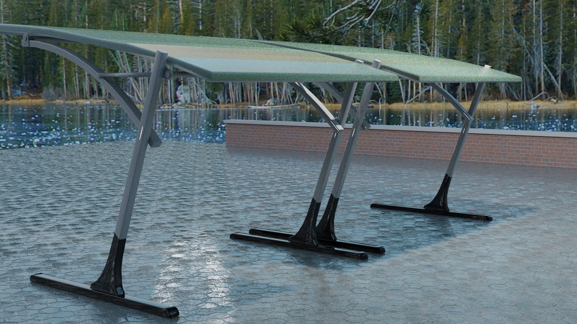 car shelter Free 3D model_6