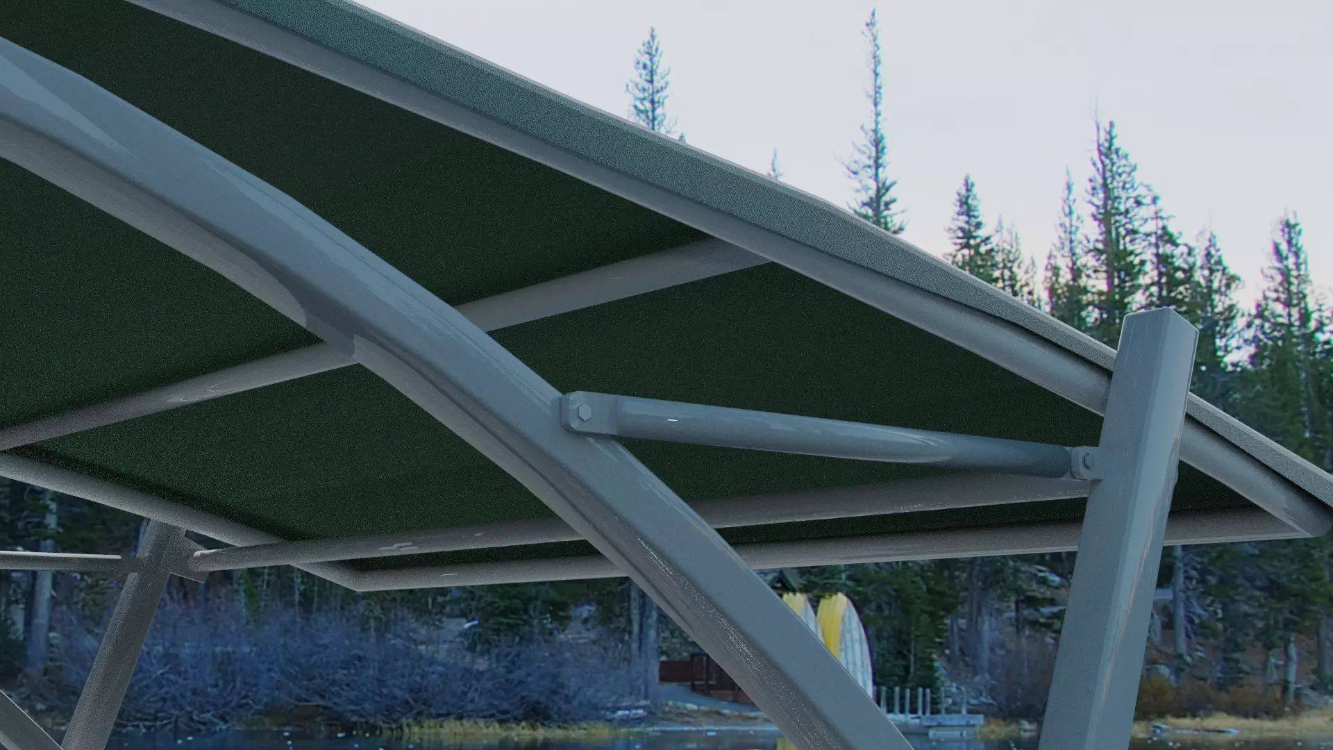 car shelter Free 3D model_0