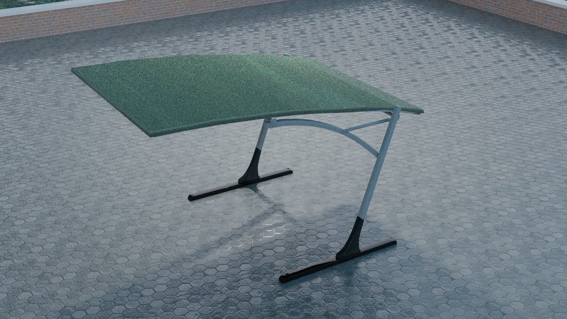 car shelter Free 3D model_2