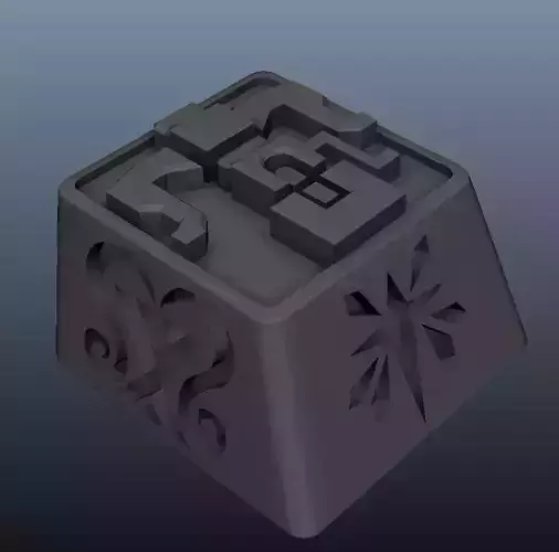 Heavy Bowgun Keycap 3D print model