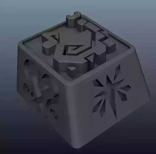Hunting Horn Keycap 3D print model