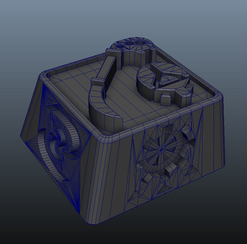 Insect Glaive Keycap 3D print model_2