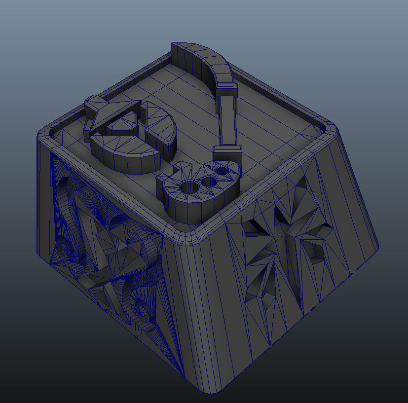 Insect Glaive Keycap 3D print model_1