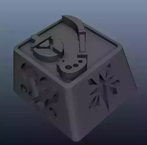 Insect Glaive Keycap 3D print model