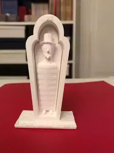 Prof Siclone in sarcophague 3D print model