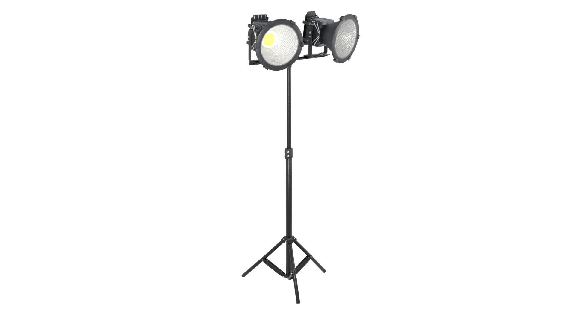 Led Industrial Lighting With Stand 3D model_13