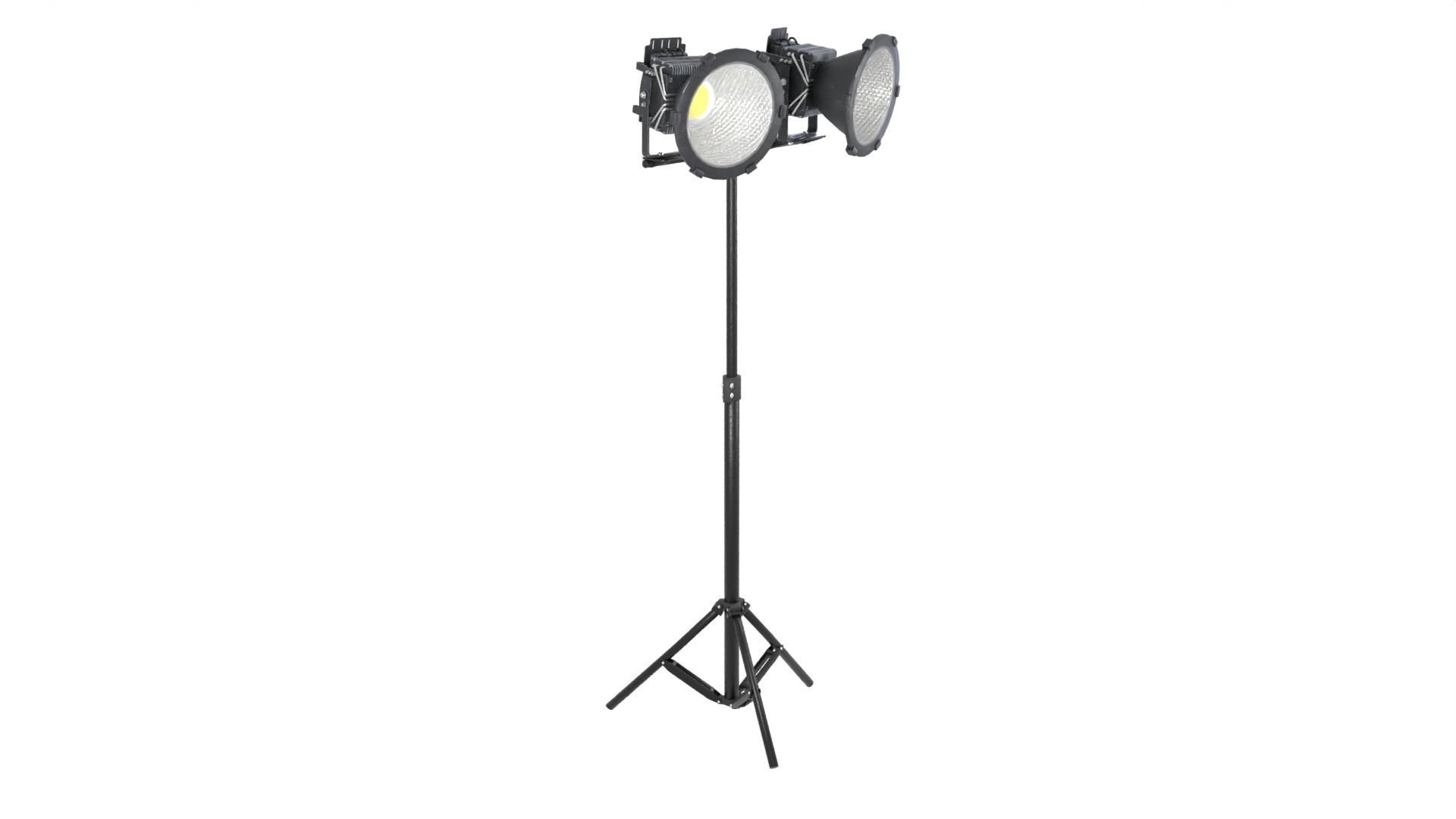 Led Industrial Lighting With Stand 3D model_12