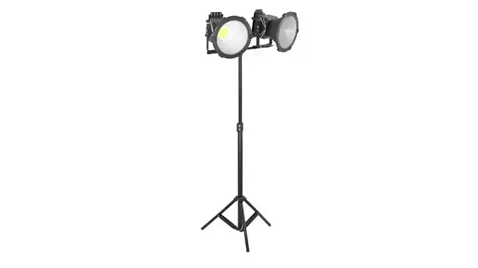 Led Industrial Lighting With Stand 3D model