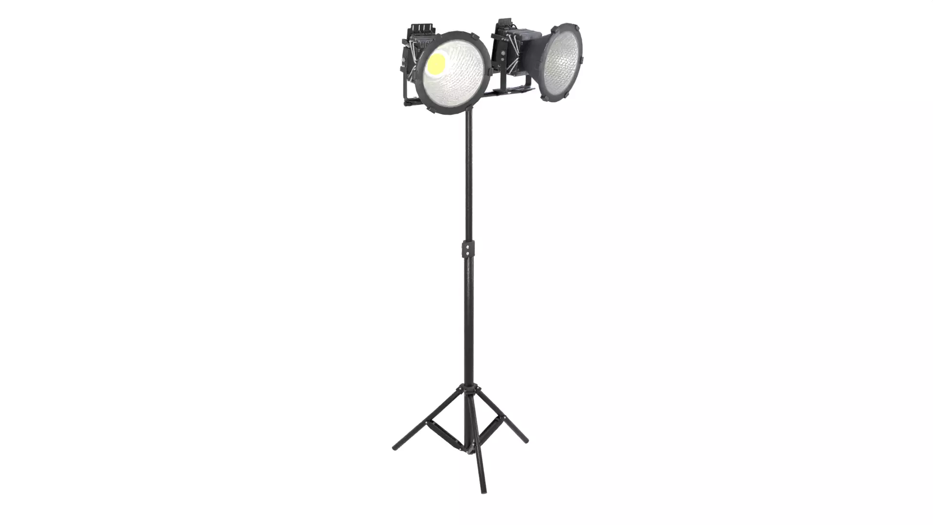 Led Industrial Lighting With Stand 3D model_0