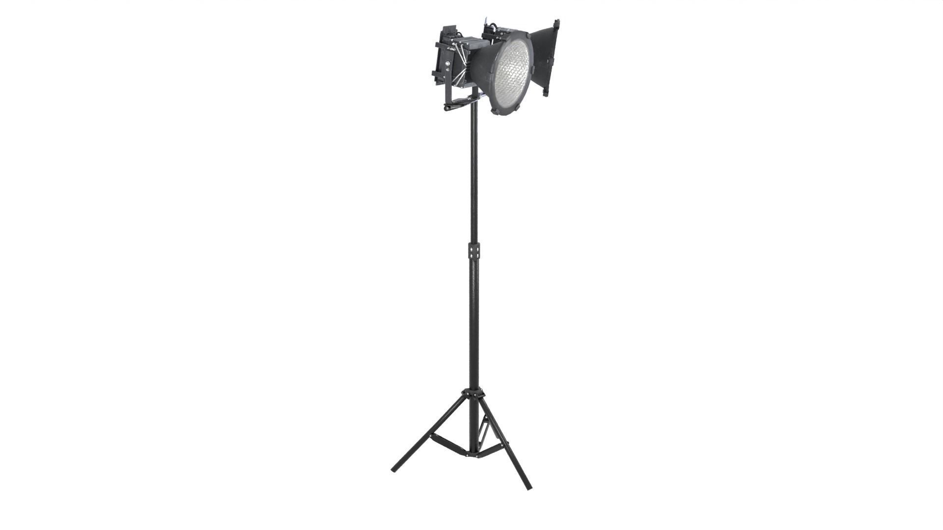 Led Industrial Lighting With Stand 3D model_11