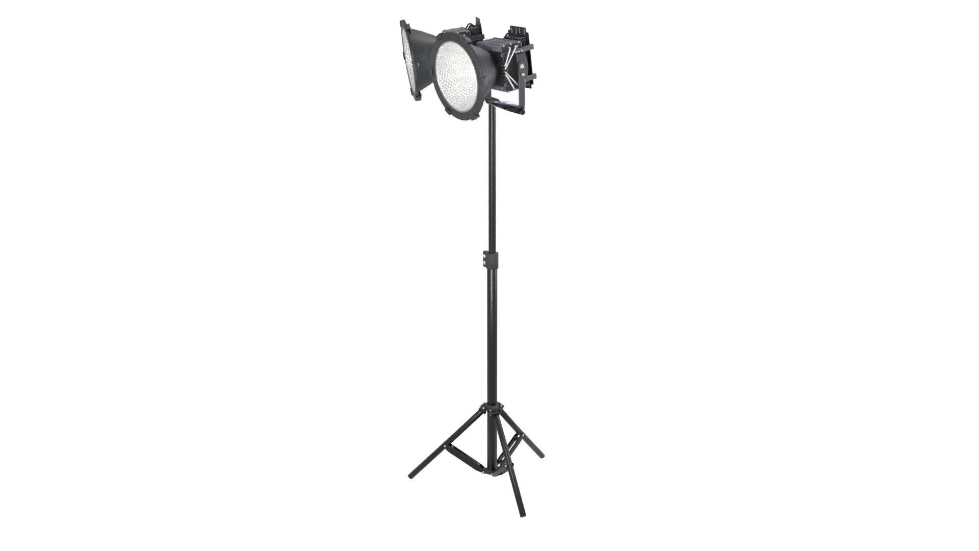 Led Industrial Lighting With Stand 3D model_6