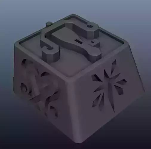 Light Bowgun Keycap 3D print model
