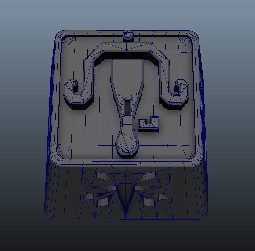 Light Bowgun Keycap 3D print model_3