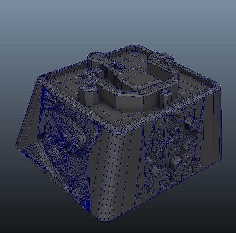 Light Bowgun Keycap 3D print model_2