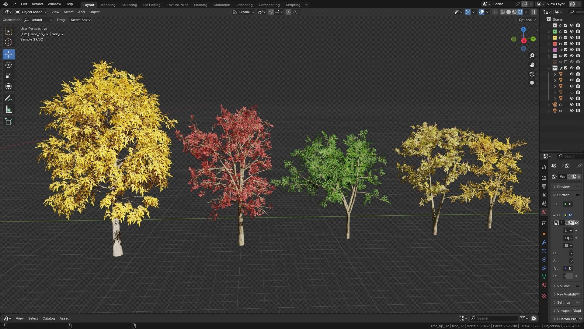 Nature Asset Pack Grass Plants and Flowers 3D model_9