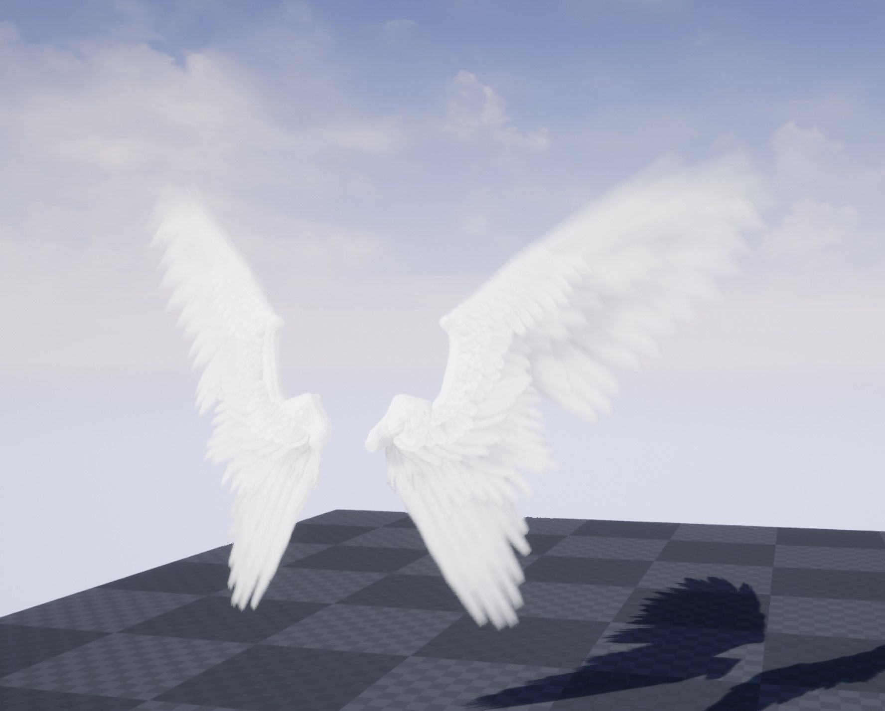 Wings Low-poly 3D model_14