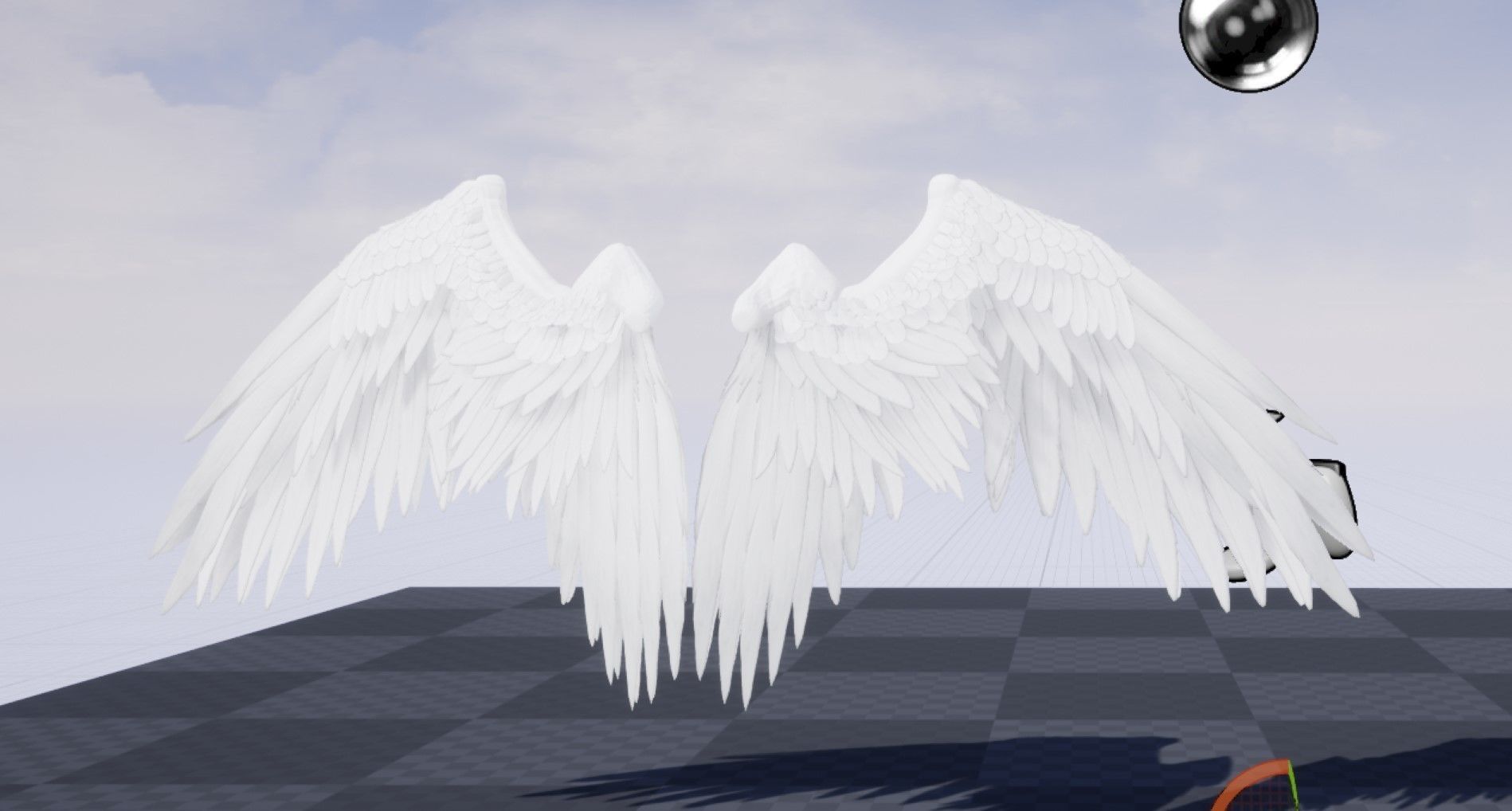Wings Low-poly 3D model_15