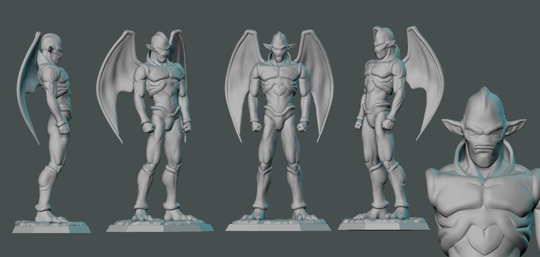 3-Star DBGT San Shenron 3D print model_1