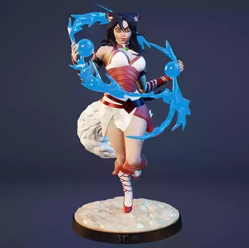 Ahri Character LOL  3D print model