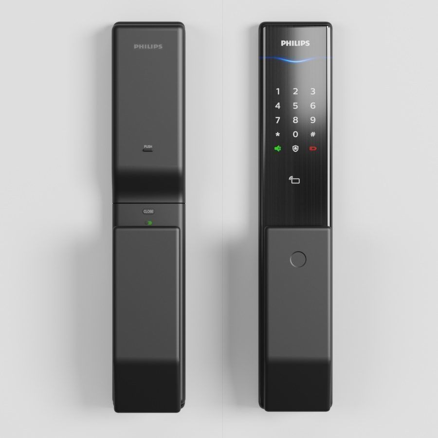 Philips Digital Lock Easy Key Alpha Series 3D model_1