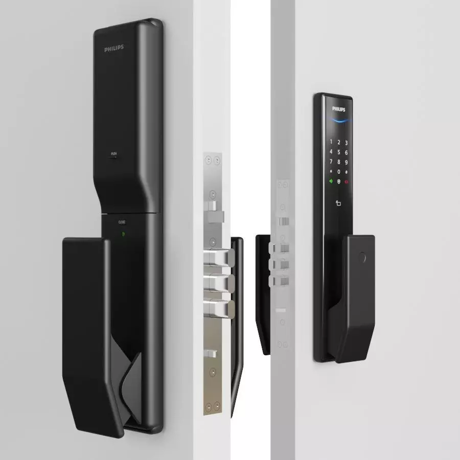 Philips Digital Lock Easy Key Alpha Series 3D model_0