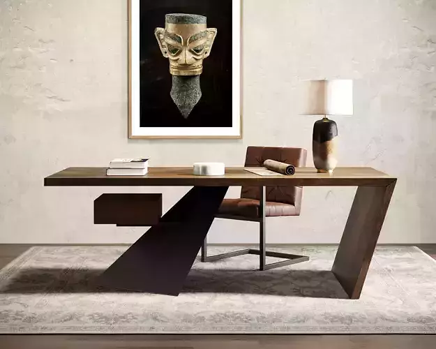 Home Office Interior ID 327 3D model