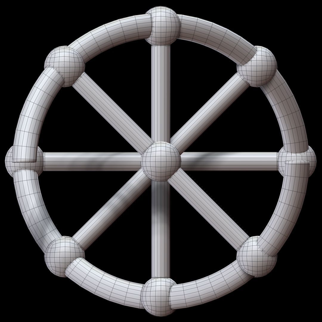 DNA Chain 3D model_11