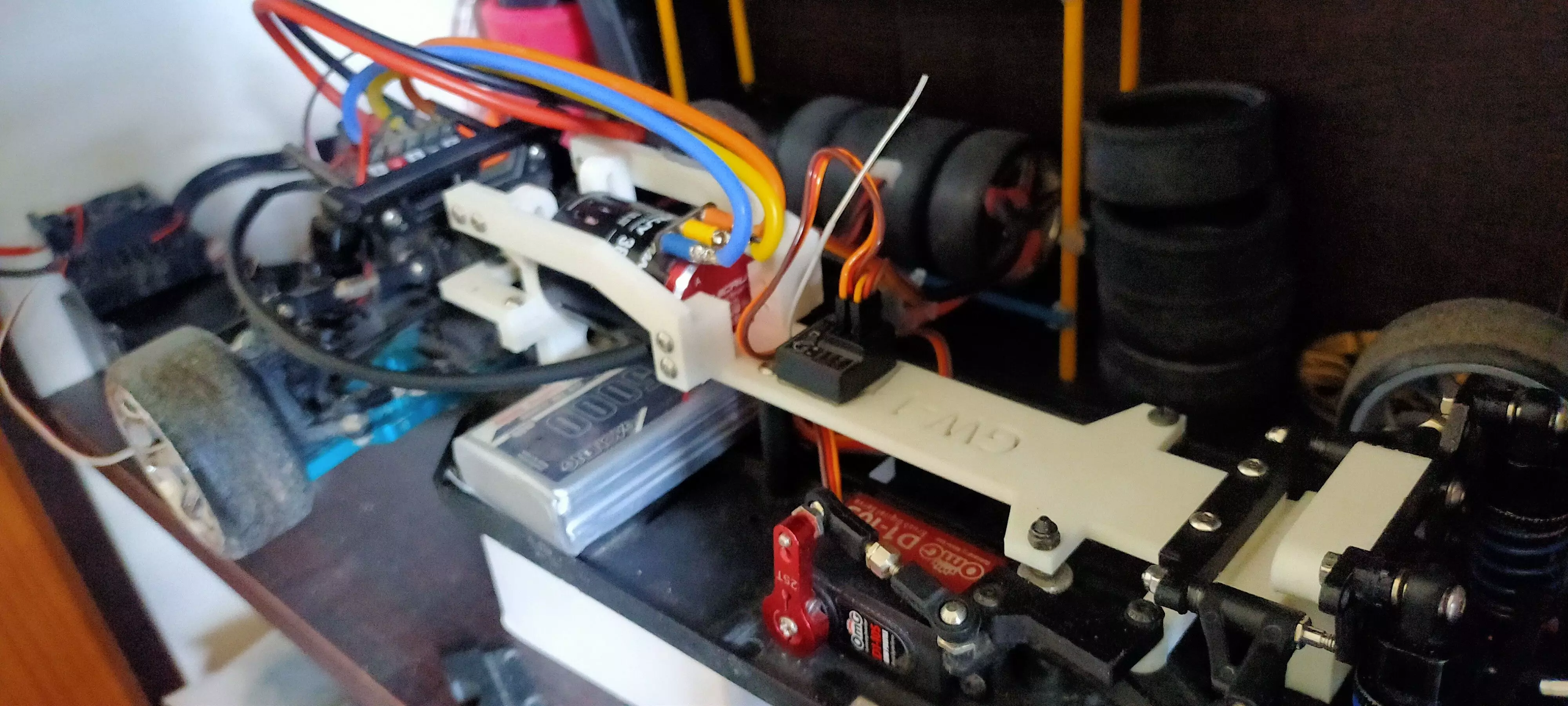 HSP Flying Fish Mid Motor Upper Deck 3D print model_0