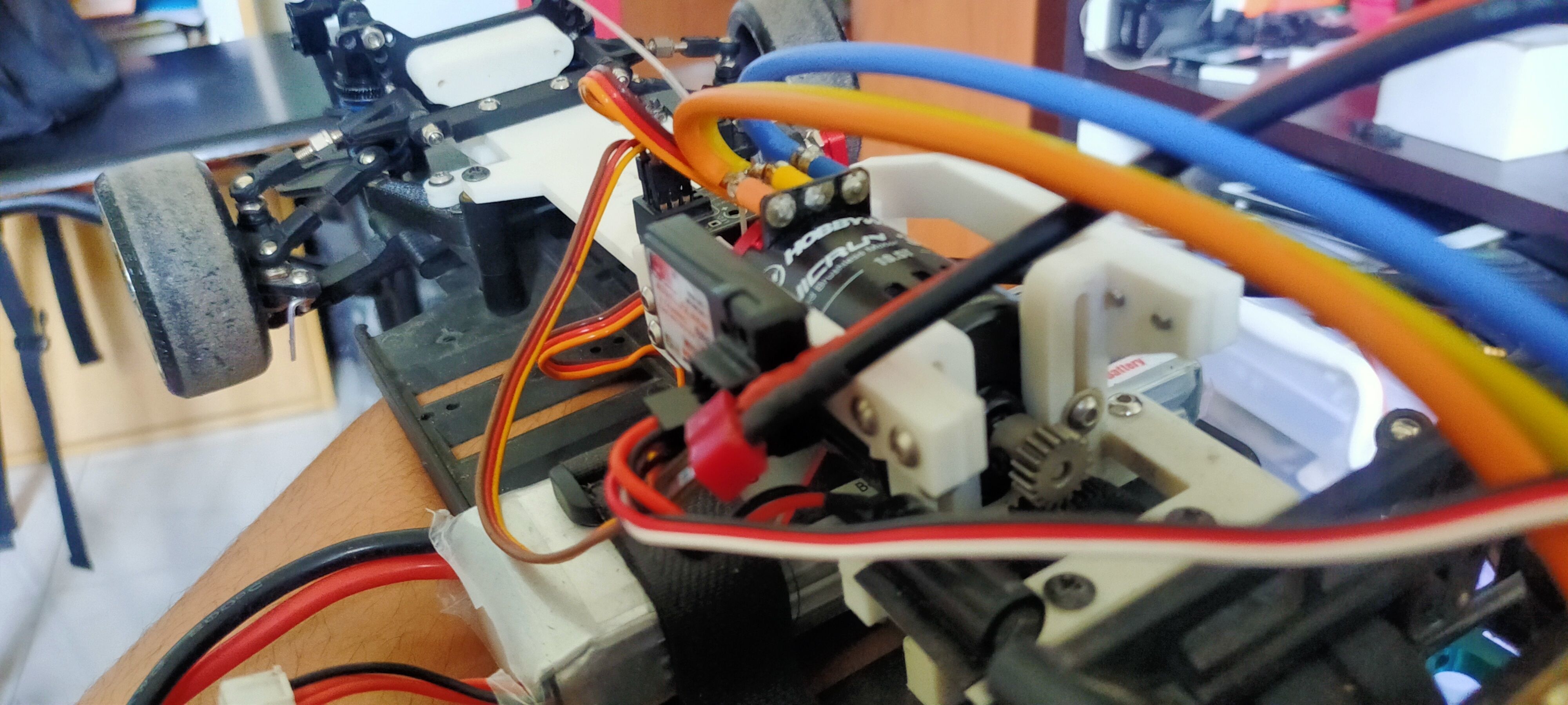 HSP Flying Fish Mid Motor Upper Deck 3D print model_2