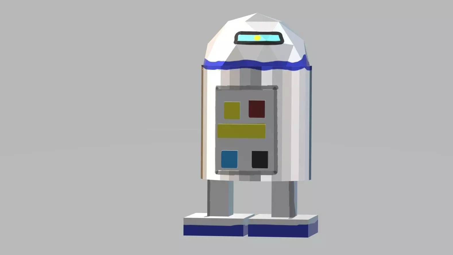 MY FUNNY BOT Free low-poly 3D model