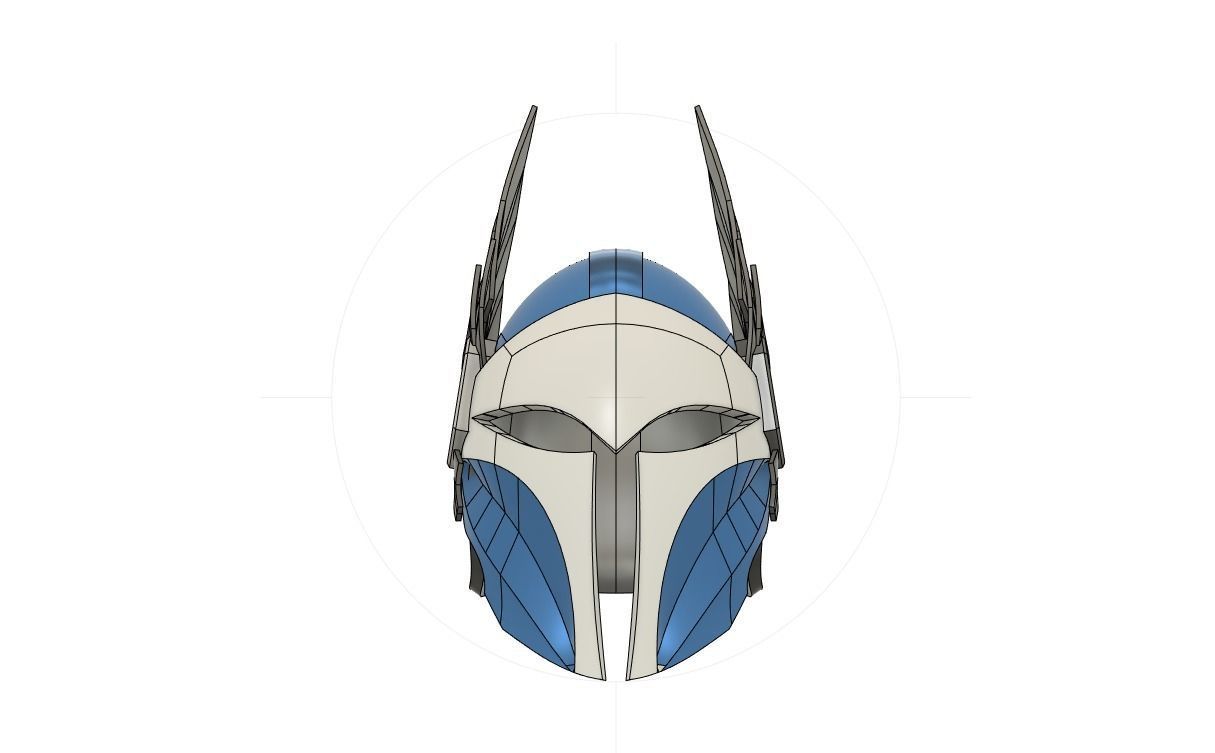 Medeival Bo Katan Helmet - 3d file STL 3D print model_2