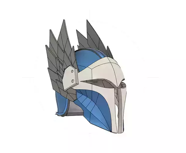 Medeival Bo Katan Helmet - 3d file STL