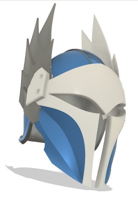 Medeival Bo Katan Helmet - 3d file STL 3D print model_1