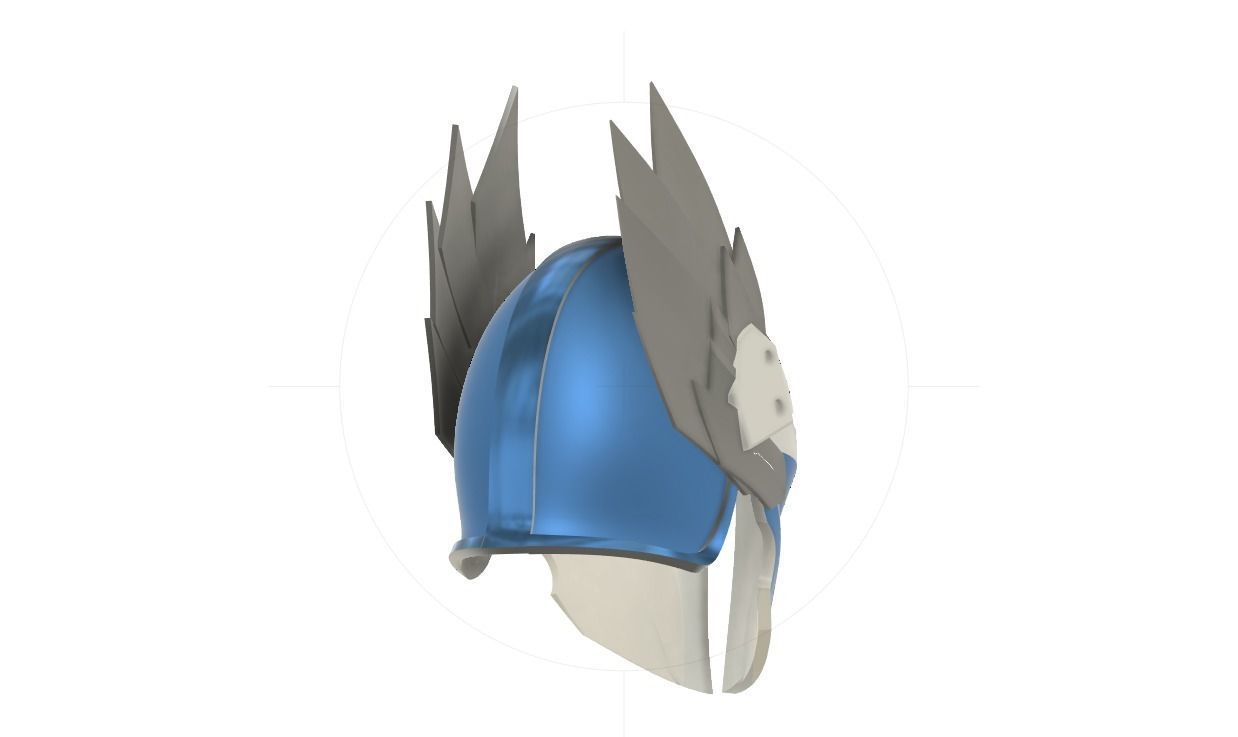 Medeival Bo Katan Helmet - 3d file STL 3D print model_5