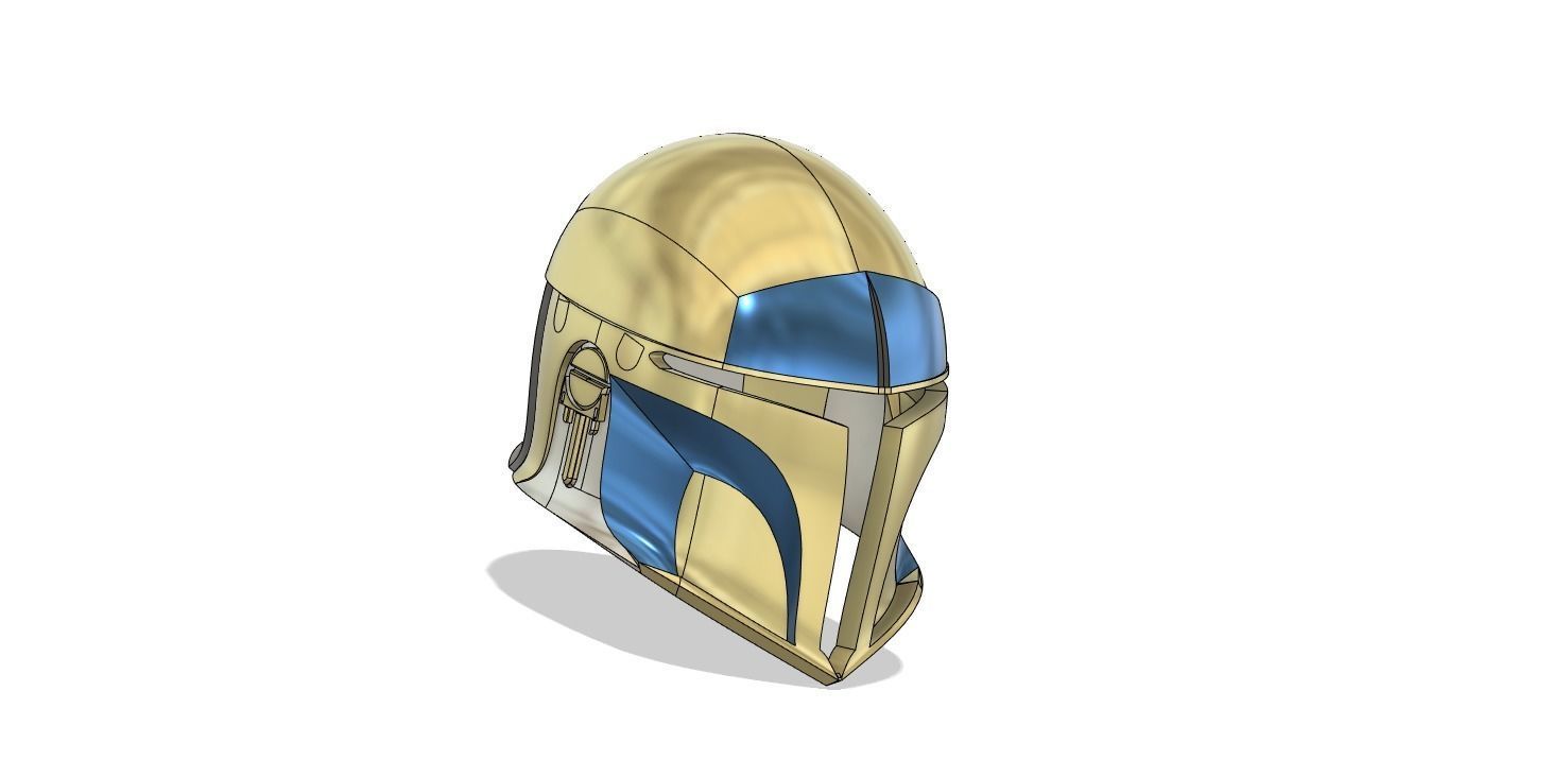 The King custom Mandalorian 3d file STL 3D print model_2