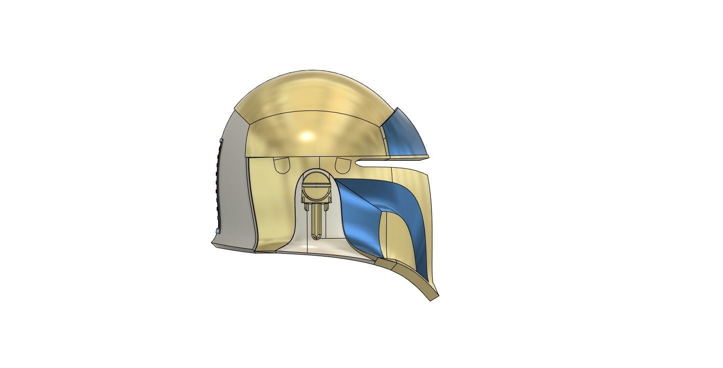 Pre Vizsla and The King helmet file bundle 3D print model_4