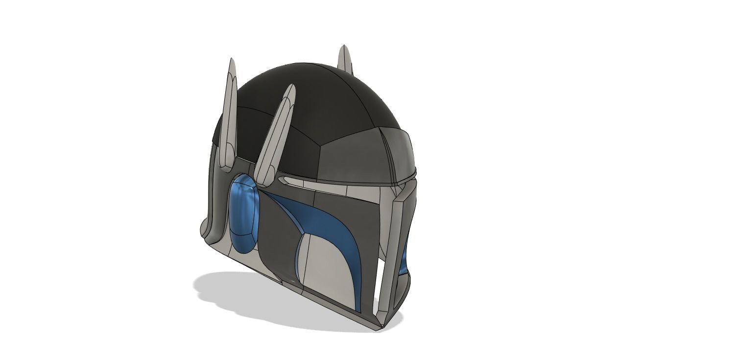 Pre Vizsla and The King helmet file bundle 3D print model_9