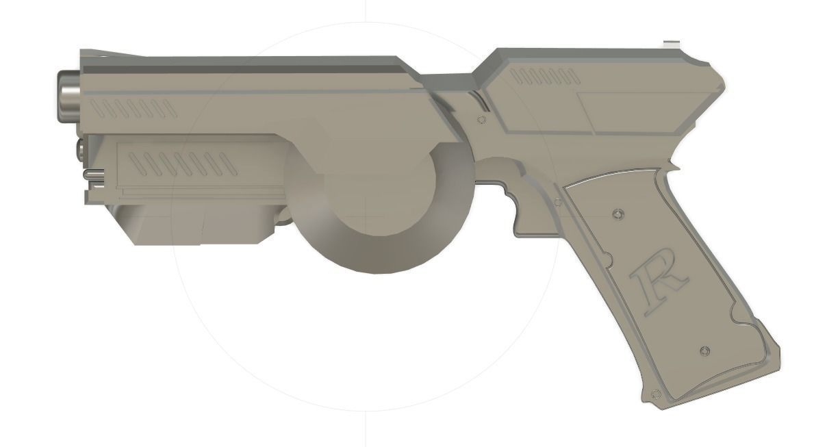 Red Hood Pistol - 3d file STL 3D print model_8