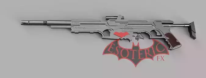 Red Hood Rifle Custom EsotericFX file 3D print model