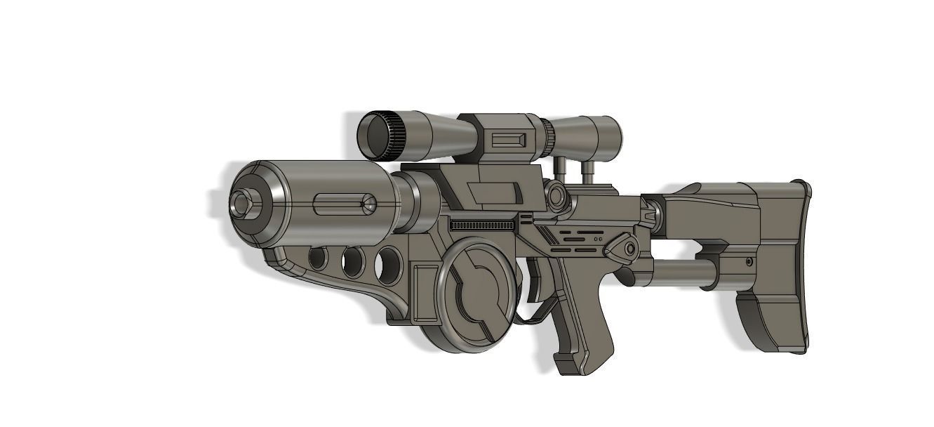 Westar M5 Carbine Arc Trooper blaster - 3d File STL 3D print model_1