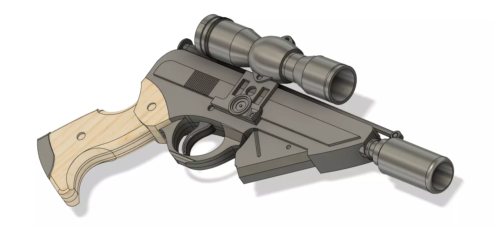 X8 Sniper Pistol - Lando Calrissian blaster 3D print model