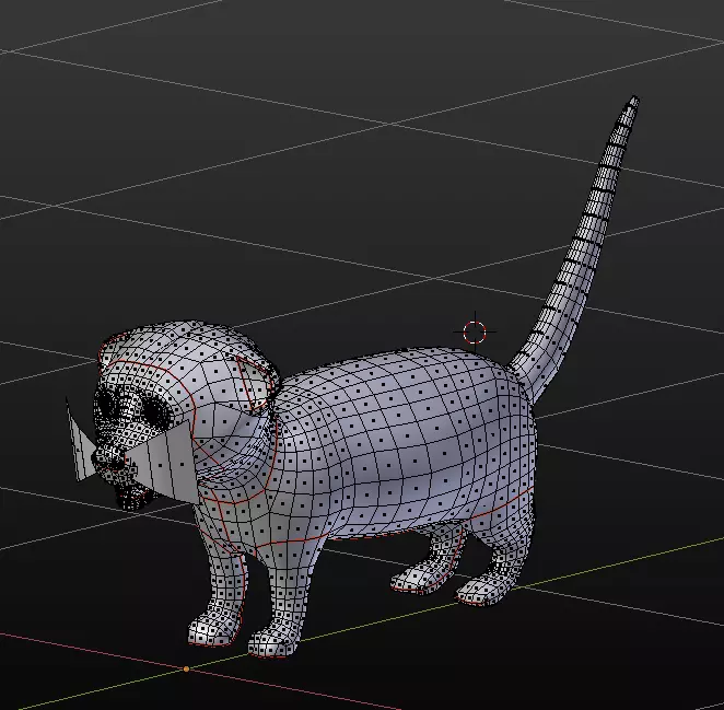 Meercat animated rigged low poly 3D model