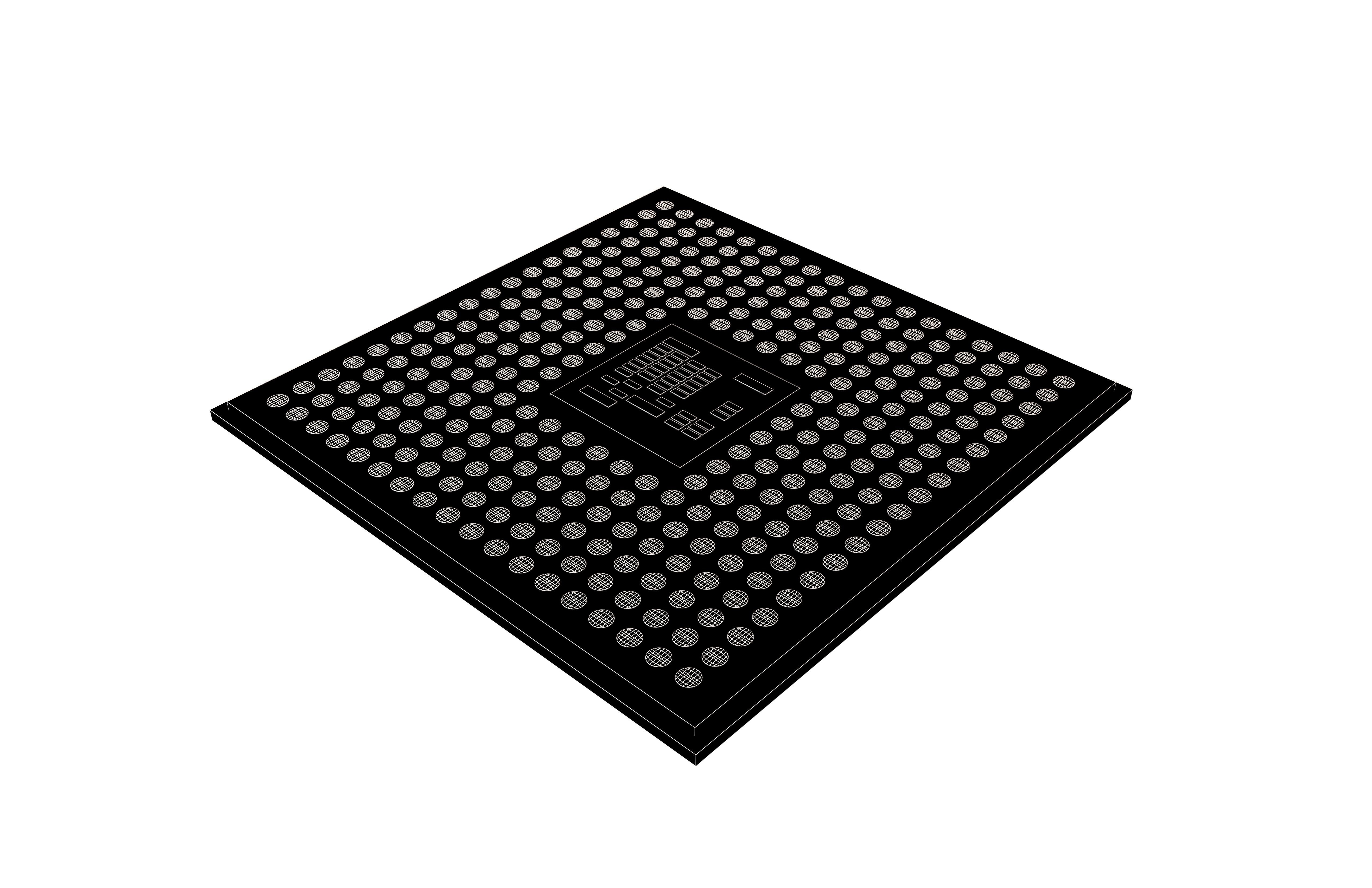 Chip v2 002 Low-poly 3D model_6
