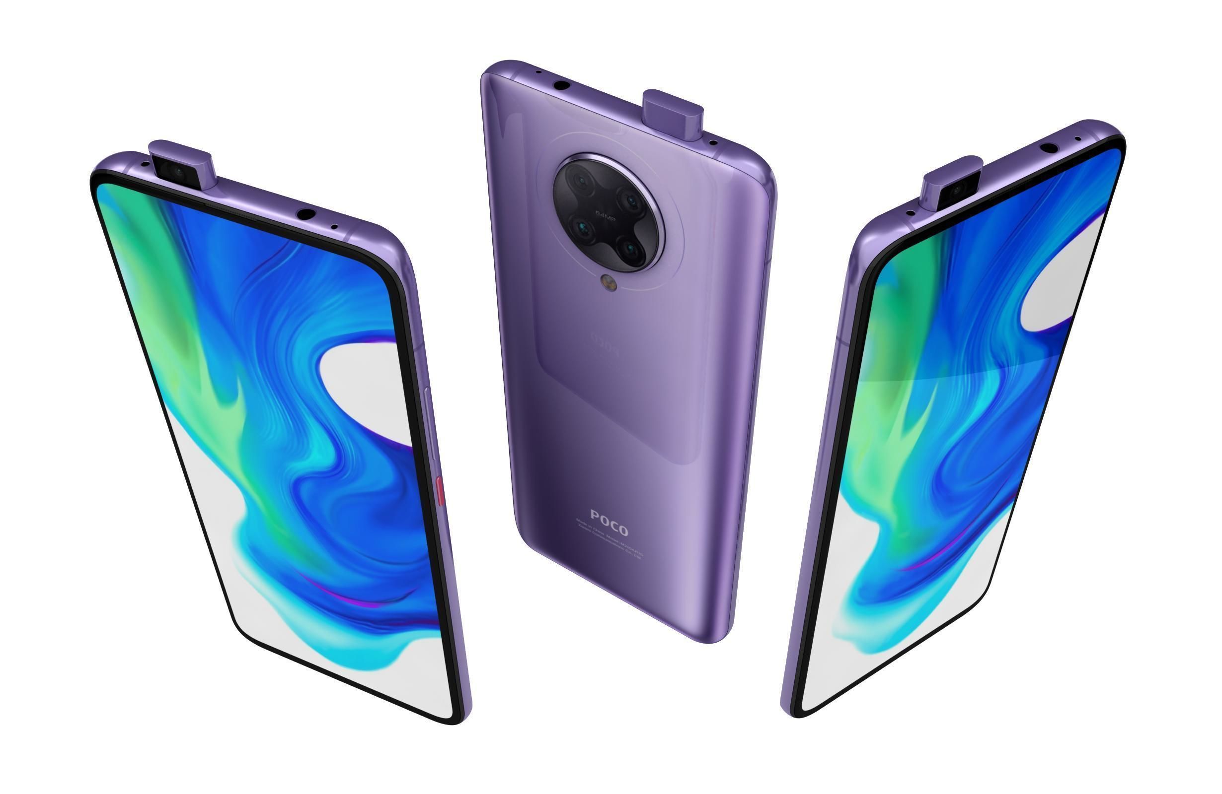 Xiaomi Poco M2 X2 And F2 Pro Collection 3D model_113