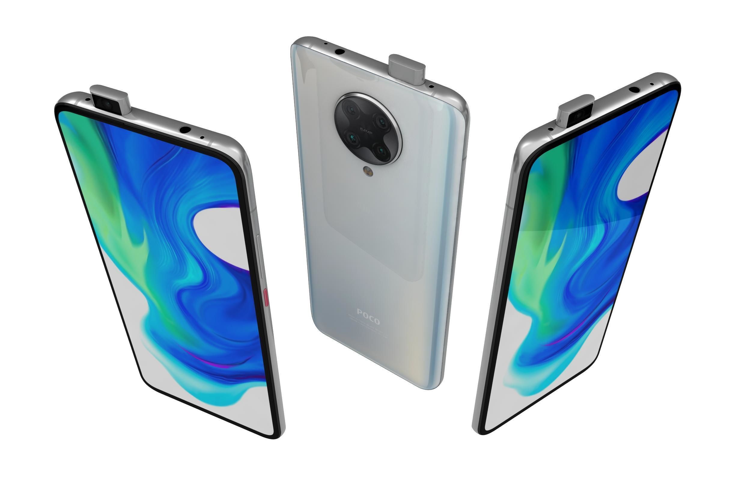 Xiaomi Poco M2 X2 And F2 Pro Collection 3D model_92